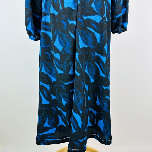 H by Halston Blue Wrap Dress Size XL - Picture 10 of 11
